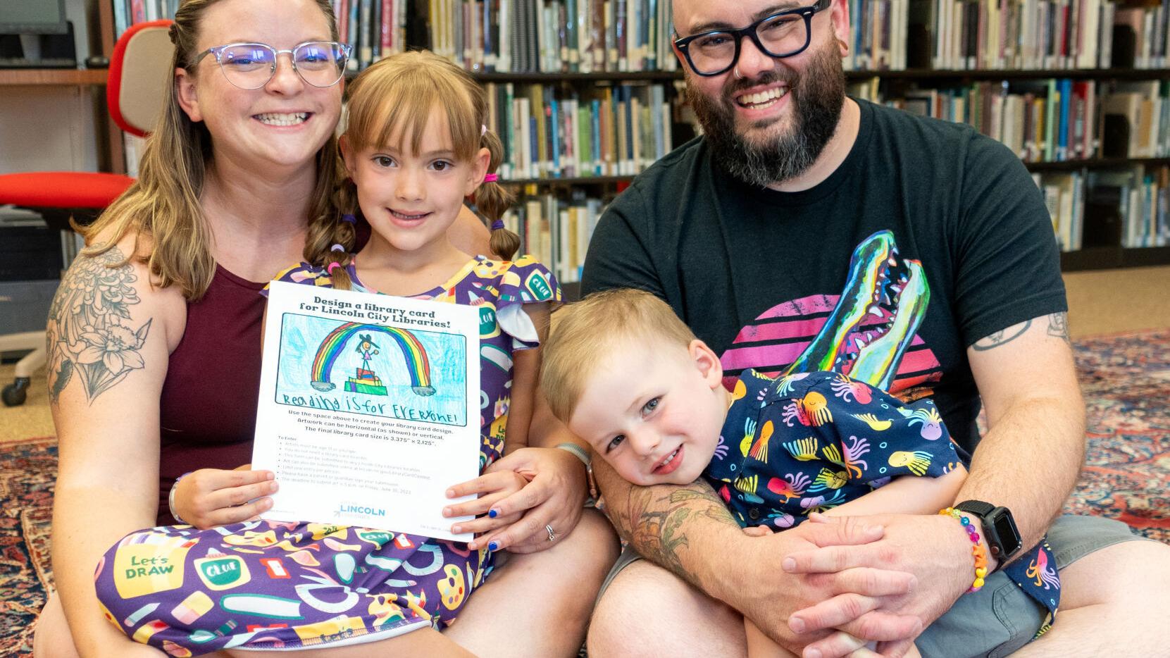Lincoln Libraries announces winning design for new library card